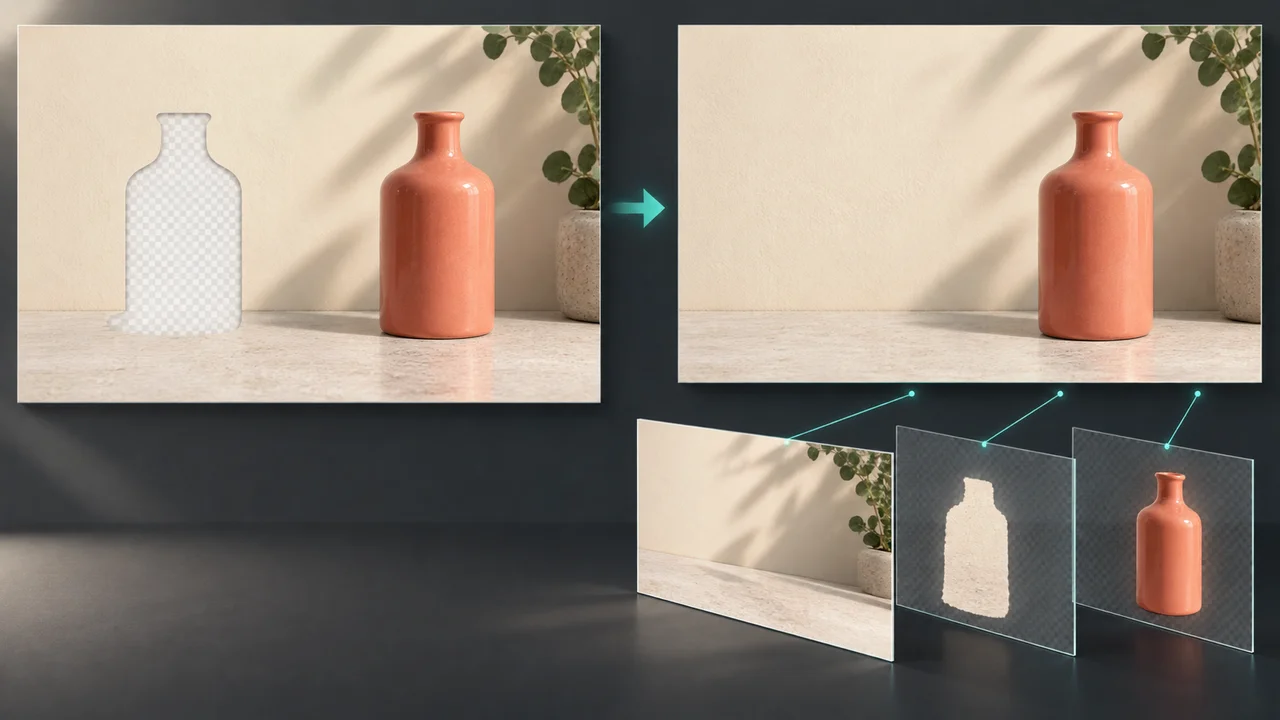 Fix Background Holes After Moving Objects in a Converted PSD